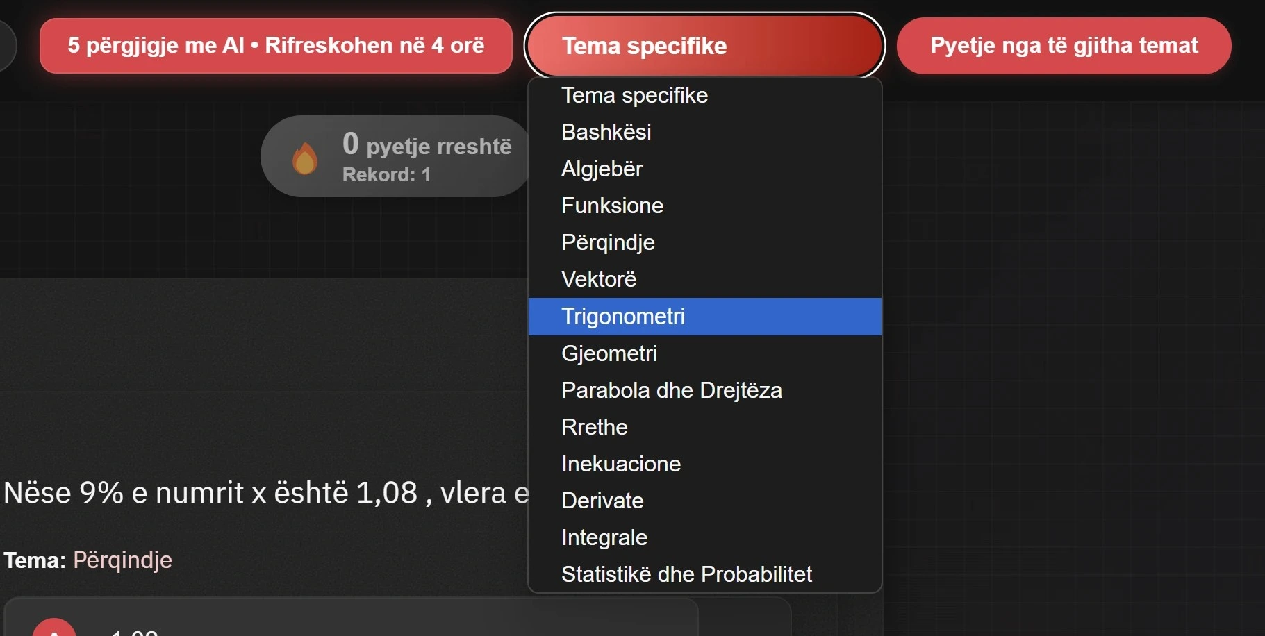Zgjidh temat